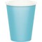 Party Central Disposable Paper Drinking Party Tumbler Cups - 9 oz. - Pastel Blue - Club Pack of 96